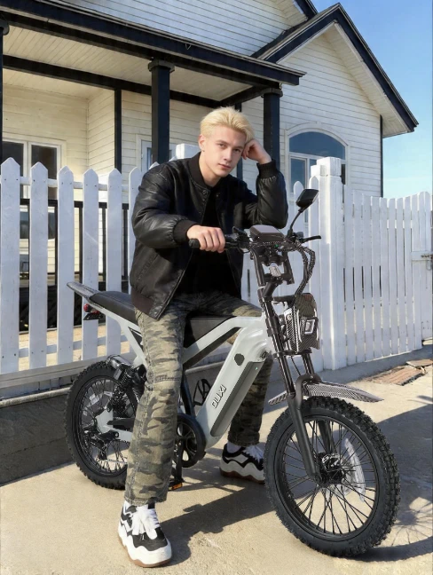 Daily freedom with electric bicycle