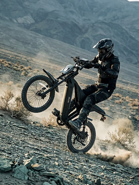 Trail energy with electric bicycle