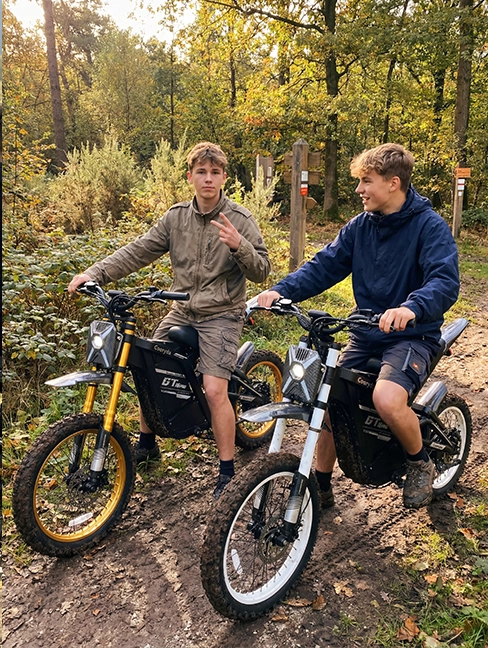 Weekend escape with electric bicycle