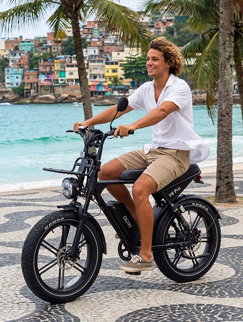 Ride together with electric bicycle