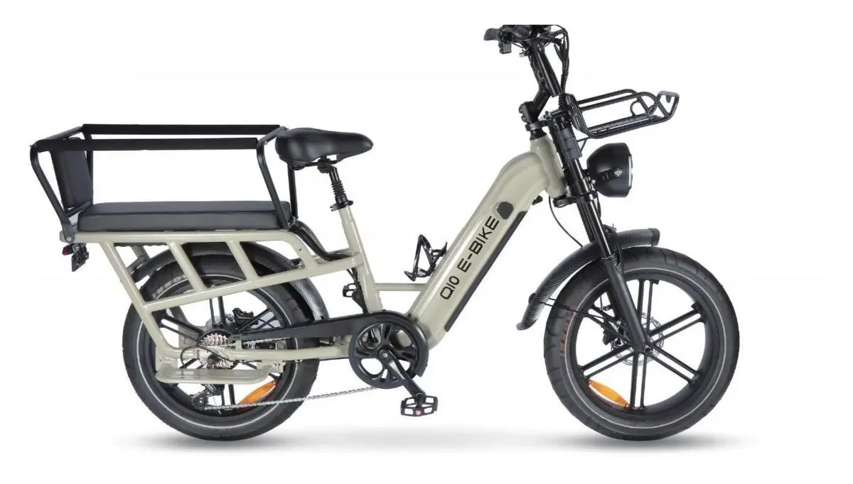 OUXI Q10 electric bicycle with visible battery and motor for Global / Cargo